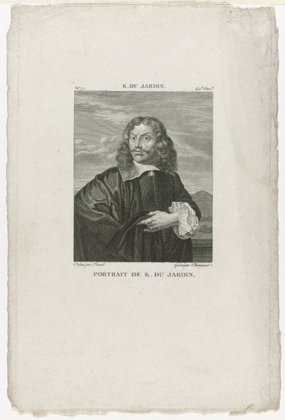 Portrait of Karel Dujardin (Galerie du Musée Napoléon) by Alexis Chataigner