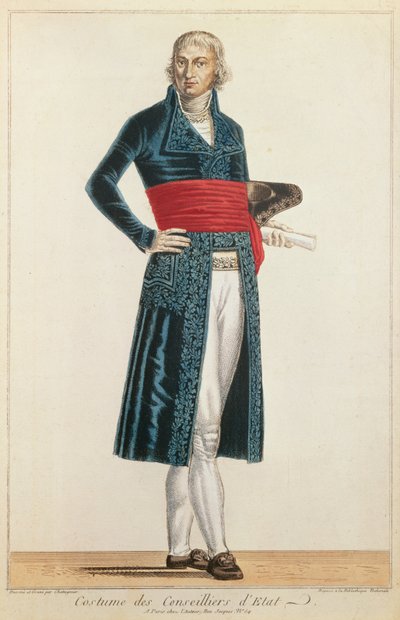 Uniform of the Councillor of State by Alexis Chataigner