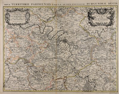 The Surroundings of Paris for the Use of Monseigneur the Duke of Burgundy by Alexis Hubert Jaillot