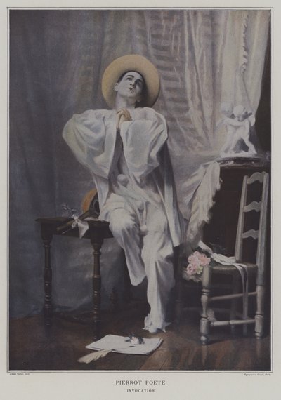 Pierrot Poet. Invocation by Alexis Vollon