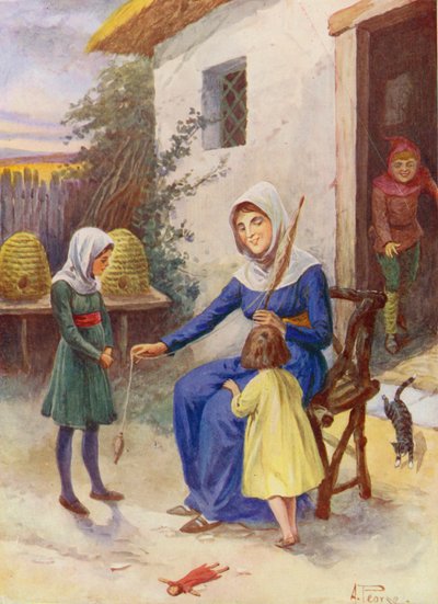Merrie England: Learning to Spin by Alfred (after) Pearse