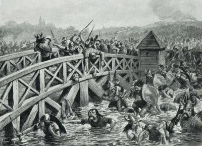 The Battle of Stamford Bridge, September 25th by Alfred (after) Pearse