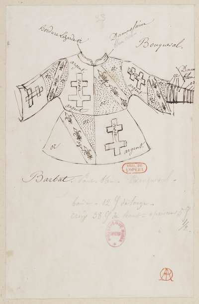 The Sorceress - Costume Designs - MM. Bouqueval, Barbat by Alfred Albert