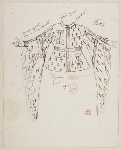 The Sorceress - Costume Designs - MM. Fosez, Dupuis, Ponceau by Alfred Albert