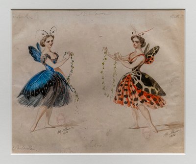 The Source. Ballet by Ludwig Minkus and Leo Delibes. Model of Costume by Alfred Albert