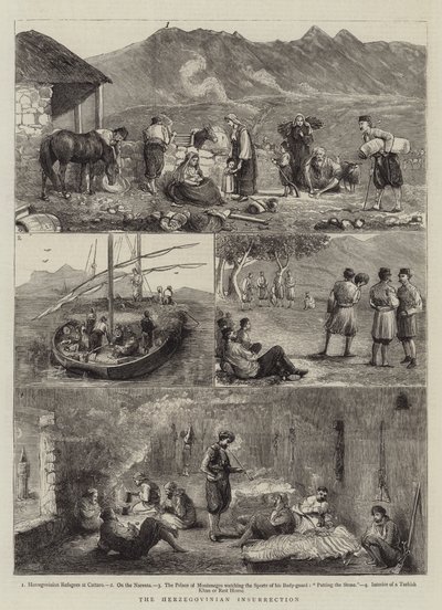 The Herzegovinian Insurrection by Alfred Chantrey Corbould