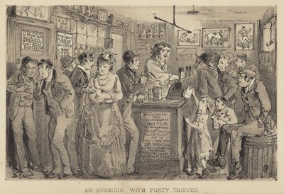 An Evening with Forty Thieves by Alfred Concanen