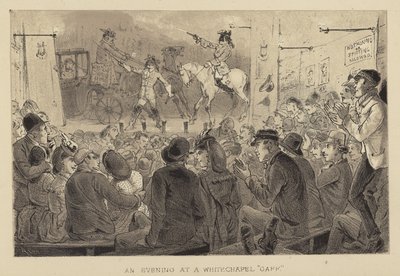An Evening at a Whitechapel Gaff by Alfred Concanen