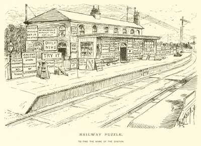 Railway Puzzle by Alfred Courbould