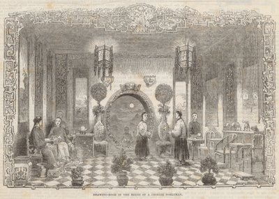 Drawing Room in the House of a Chinese Nobleman by Alfred Crowquill