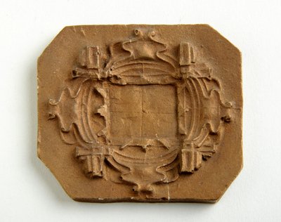 Maquette for an Octagonal Plaque (gilded plaster) by Alfred Gilbert