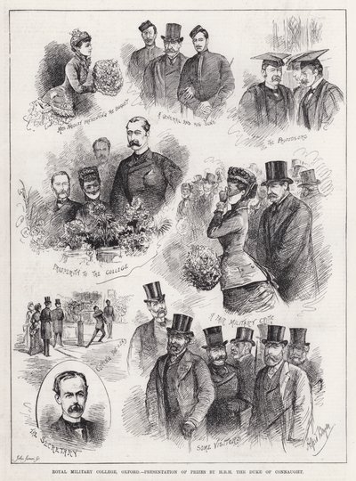 Royal Military College, Oxford, Presentation of Prizes by HRH the Duke of Connaught by Alfred Gish Bryan