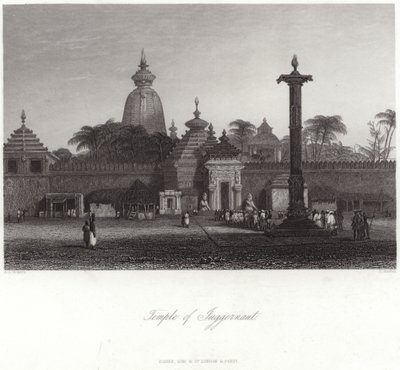 Jagannath Temple in Puri by Alfred Gomersal Vickers