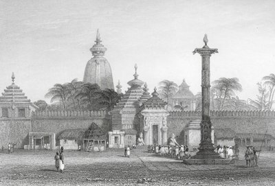 Temple of Juggernaut (Engraving) by Alfred Gomersal Vickers