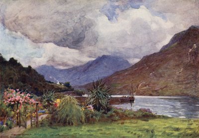 A Garden at Leenane, Connemara by Alfred Heaton Cooper