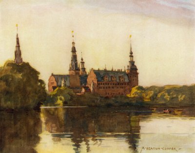 Denmark: Frederiksborg Castle by Alfred Heaton Cooper