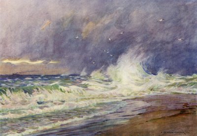 Denmark: The Skaw, Meeting of the North Sea and the Kattegat by Alfred Heaton Cooper