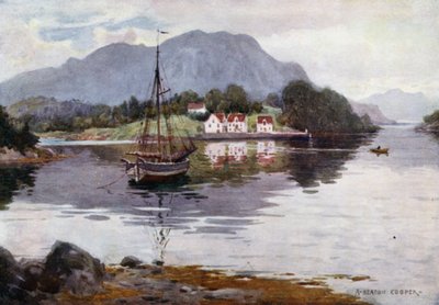 Godosund, Hardanger Fjord by Alfred Heaton Cooper