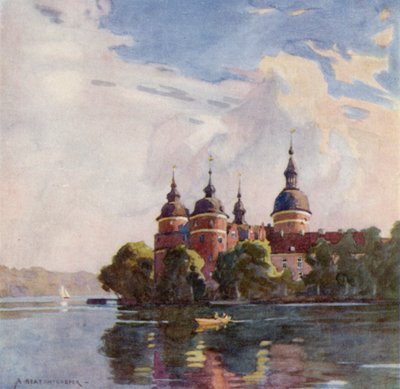 Gripsholm Castle, near Stockholm by Alfred Heaton Cooper