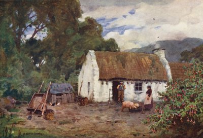 Irish Cottage Life in County Donegal by Alfred Heaton Cooper
