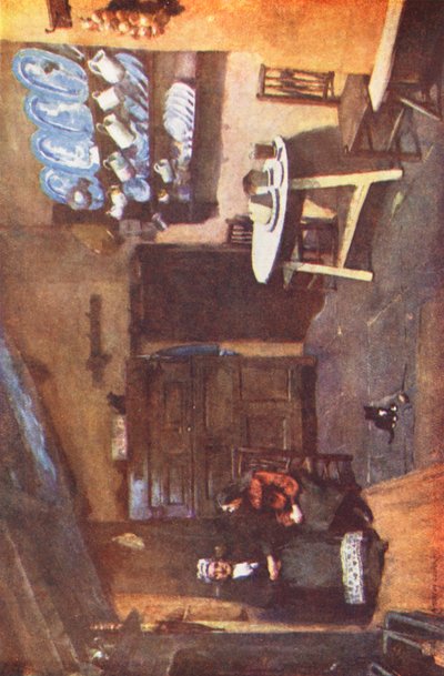 Lake District: An Old Inn Kitchen, Coniston by Alfred Heaton Cooper