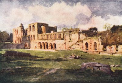 Lake District: Furness Abbey in the Vale of Nightshade by Alfred Heaton Cooper