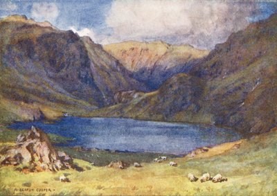 Lake District: Seathwaite Tarn, Duddon Valley by Alfred Heaton Cooper