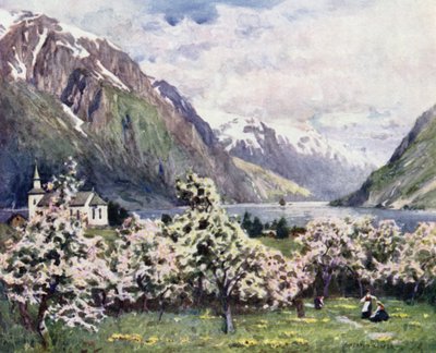 Oode, Hardanger Fjord by Alfred Heaton Cooper