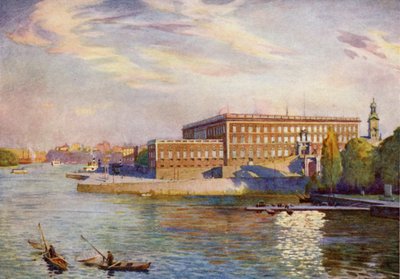 The Royal Palace, Stockholm by Alfred Heaton Cooper