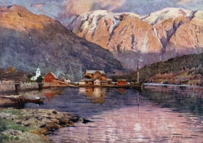 Ulvik, Hardanger Fjord by Alfred Heaton Cooper