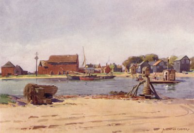 Walberswick Ferry, Suffolk by Alfred Heaton Cooper