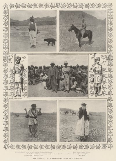 The Blockade of a Refractory Tribe in Waziristan by Alfred Hugh Fisher