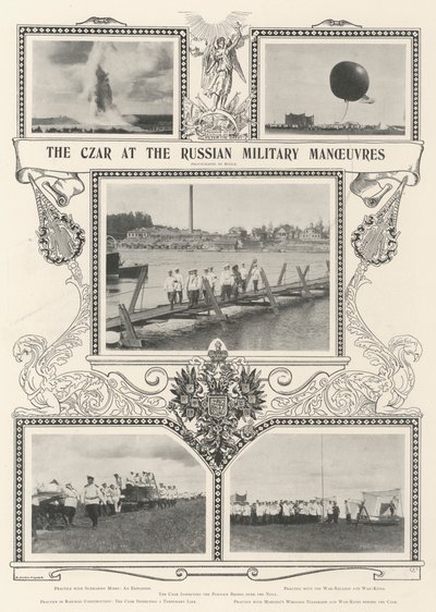 The Czar at the Russian Military Manoeuvres by Alfred Hugh Fisher