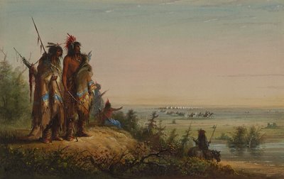 Crossing the Divide by Alfred Jacob Miller