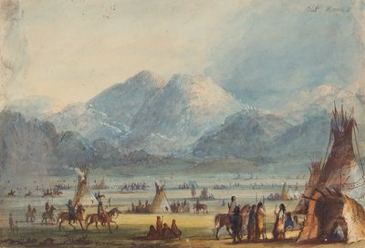 Cut Rocks by Alfred Jacob Miller