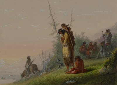 Encampment of Indians by Alfred Jacob Miller