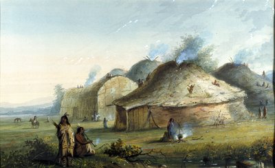 Indian Lodges by Alfred Jacob Miller