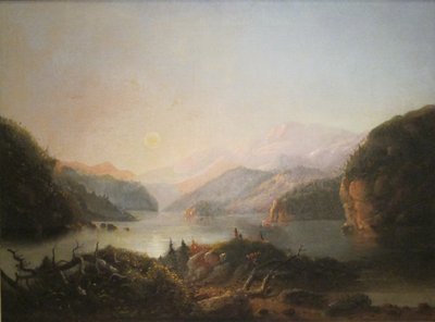 Lake in the Wind River Country by Alfred Jacob Miller