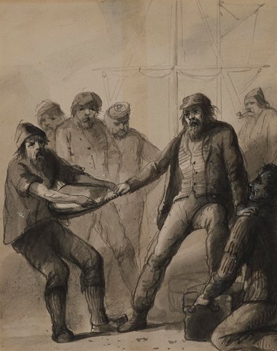 Never Go to France, Without You Learn the Lingo by Alfred Jacob Miller