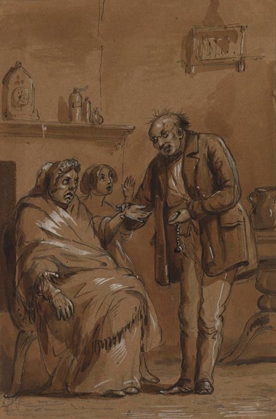 Now, Doctor, Do Please Tell Me by Alfred Jacob Miller