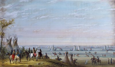 Rendezvous by Alfred Jacob Miller