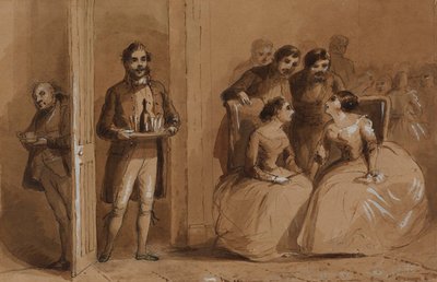 Scene from "Little Dorritt" by Alfred Jacob Miller
