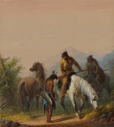 The Indian Oracle by Alfred Jacob Miller