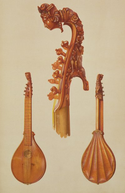 Cittern made by Antonio Stradivarius, 1700, from 