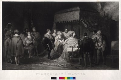 King Franz I of France as captive in Madrid by Alfred Johannot