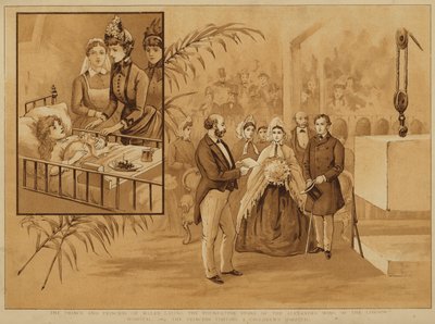 Prince and Princess of Wales Laying the Foundation Stone of the London Hospital by Alfred Johnson