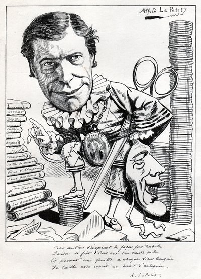Victorien Sardou by Alfred Le Petit