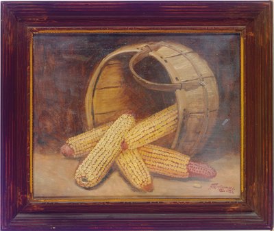 Cornstalks in a Basket by Alfred Montgomery