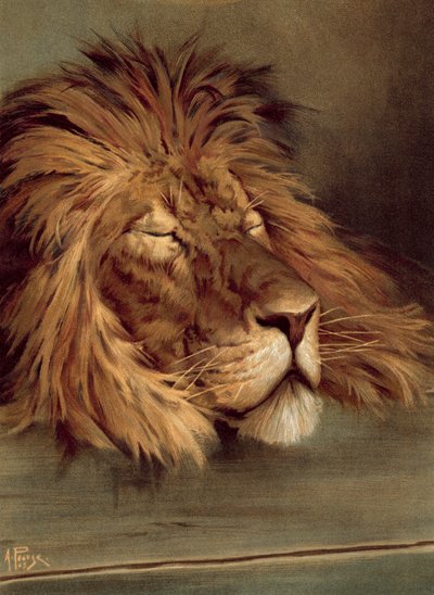 The British Lion Asleep by Alfred Pearse