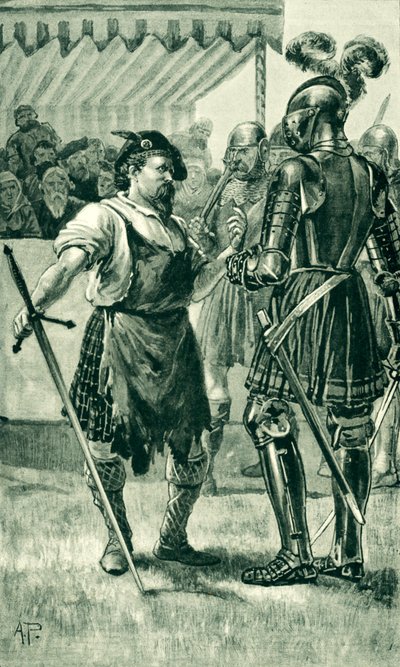 The Armourer Offers His Services in the Combat by Alfred Pearse